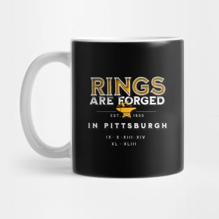 Rings are Forged in Pittsburgh Mug